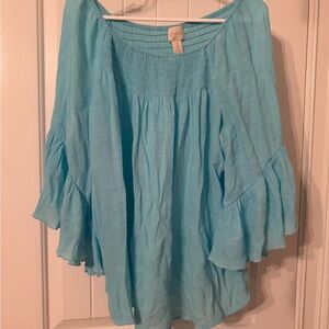 Chico's Light Blue Blouse